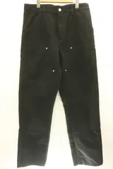 „Äê‰∏≠Âè§„Äë Carhartt WIP „É°„É≥„Ç∫„Éë„É≥„ÉÑ W30√óL32 DOUBLE KNEE PANT Carhartt WIP W30√óL32 Èªí „Éñ„É©„ÉÉ„ÇØ ÁÑ°Âú∞