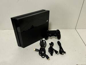 【ソニー PS4 本体セット FW 10.50/HDD 500GB】CUH-1000A ジェットブラック コントローラー 【動作確認/初期化済み】