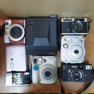 1円スタート FUJIFILM KONICA など フィルムカメラ インスタントカメラ instax チェキ まとめて 未確認 SET279