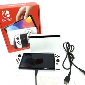 動作未確認 任天堂 Nintendo Switch 有機ELモデル ニンテンドースイッチ 現状品 カ4