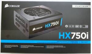 中古美品　CORSAIR（コルセア） HX750i 80 PLUS Platinum 750W ATX電源 ユニット CP-9020072-JP