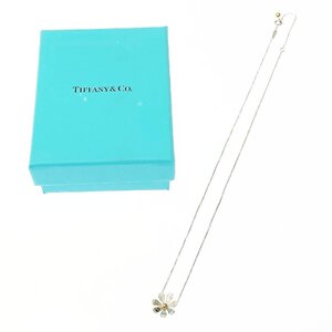 【1円スタート】【箱付き】TIFFANY & Co. ティファニー シルバー リターントゥ フラワー 2.7g 925/750刻印 ネックレス 357801