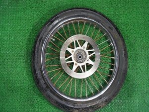 ●サベージ400　NK41B★フロントホイール　ディスク付　タイヤはおまけ　100/90-19★5R021135★希少品★検）ST400　テンプター　ビラーゴ