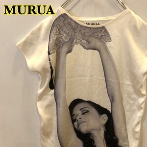 MURUA ムルーア　半袖Tシャツ　プリントTシャツ　レディース　99サイズ（F）【AY0244】