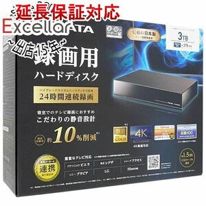 I-O DATA アイ・オー・データ 録画用ハードディスク 3TB AVHD-AUTB3S ブラック [管理:1000016279]