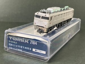 トミックス Tomix 2104 EF81 ステンレス車体 Mカプラー 電気機関車 Nゲージ HAM1114