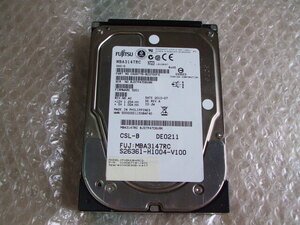 富士通 サーバー向け 3.5inch HDD MBA3147RC-6U8K 146GB 15000rpm SAS1.0 ジャンク