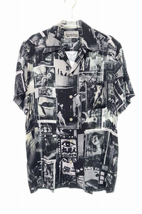 ワコマリア WACKO MARIA 森山大道 × WM-HI04 S/S HAWAIIAN SHIRT TYPE-4 M サイズ 半袖 ハワイアンシャツ コラボ 2018 New Year Item 2402