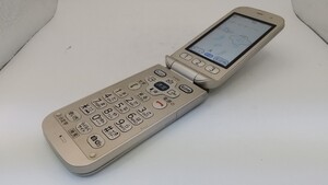 K342 docomo FOMA らくらくホン F-01G FUJITSU 富士通/ガラケー/ケータイ 簡易動作確認＆簡易清掃＆初期化OK 判定○ 現状品 送料無料　