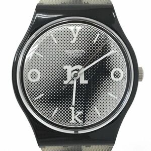 超美品 Swatch スウォッチ 小野ヨーコ Yoko Ono GB168 腕時計 クオーツ コレクション おしゃれ アーティスト 新品電池交換済み 動作確認済