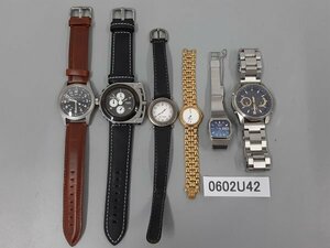 0602U42　時計　腕時計　ジャンク品　おまとめ　DIESEL　HAMILTON　ジバンシイ　SEIKO　など