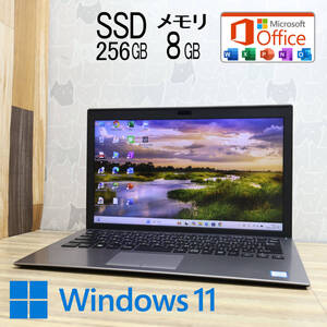 ★美品 高性能8世代4コアi5！SSD256GB メモリ8GB★VJPG11C12N Core i5-8250U Webカメラ LTE Win11 MS Office2019 Home&Business★P80982