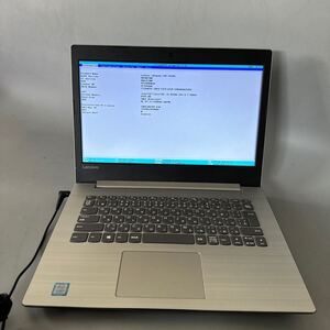 JXJK5655 Lenovo ideapad 330-14IKB/Core i5-8250U 1.60GHz/ メモリ:8GB / SSD：無し/カメラ /BIOS確認