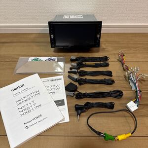 ●Clarion クラリオン メモリーナビ NX617W●地デジ TV テレビ フルセグ Bluetooth ブルートゥース DVD CD 録音 USB カーナビ オーディオ