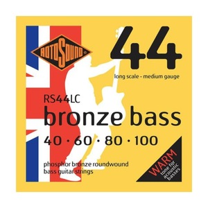 ロトサウンド ベース弦 2セット RS44LC Bronze Bass 44 Medium 40-100 LONG SCALE アコースティックベース弦×2セット ROTOSOUND