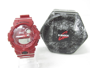 CASIO カシオ G-SHOCK G-ショック × EVERLAST GBA-800 Bluetooth アナデジ 腕時計 ▼AC23972