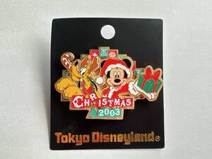 ◆祝！ファンタジースプリングス◆TDL東京ディズニーランド 2003年 クリスマスピン◆