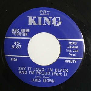 James Brown - Say It Loud - King ■ soul funk 45