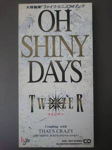 【8cm CD】TWINZER / OH SHINY DAYS■1992年 ヒット曲■大塚製薬「ファイブ・ミニ」CMソング