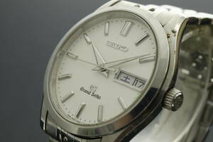 LVSP6-6-21 7T062-21 グランドセイコー GS 腕時計 9F83-9A00 デイデイト クォーツ 約83g メンズ 文字盤ホワイト シルバー ジャンク