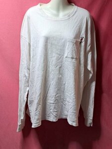 ＵＳＥＤ JUST ENIOY TO RIDE Ｔシャツ サイズＬＬ 白系