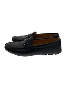 PRADA◆ローファー/UK7.5/BLK/レザー/200166