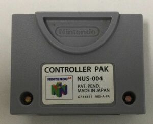 N64 24-007 任天堂 ニンテンドー64 N64 コントローラ パック NUS-004 純正 メモリー アクセサリー パーツ レトロ ゲーム