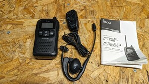 アイコム 特定小電力トランシーバー ICOM　インカム付き