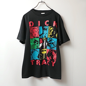 90s DICK TRACY ディックトレイシー ムービー プリント Tシャツ 古着