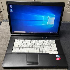 M-1350★80サイズ FUJITSU 富士通 LIFEBOOK A561/D FMVNA5SE 黒 詳細不明 初期化済