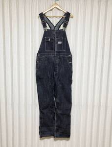 美品☆XL [THE FLAT HEAD] 定価52,900 10oz WABASH OVERALL ウォバッシュ インディゴデニム オーバーオール XL FN-PA-DO702 フラットヘッド