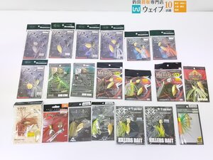 メガバス Vフラット 3/7oz、ジャッカル メディス 3/8oz 、常吉 ハマスピナーベイト タイプII 震改 野池3/8oz 他 計20点 未使用品