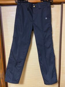 BLUCO(ブルコ) OL-004W-022 WARM WORK PANTS ブラック L ワークパンツ チノパン パンツ フリース 