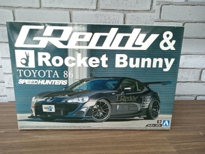 プラモデル アオシマ 1/24 ZN6 TOYOTA86 ‘12 GREDDY&ROCKET BUNNY VOLK RACING Ver. ザ・チューンドカー No.2