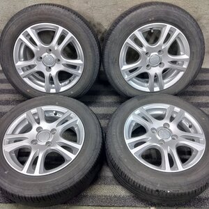 T9809■175/65R14 Maxrun EVERROAD 社外ホイール 5.5J 4H PCD100 夏タイヤ★条件付送料無料★フィット アクア ヴィッツ パッソ