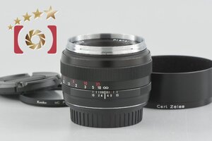 【中古】Carl Zeiss カールツァイス Planar 50mm f/1.4 ZE T* キヤノン用