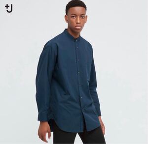 UNIQLO +J スーピマコットンオーバーサイズスタンドカラーシャツ（長袖）