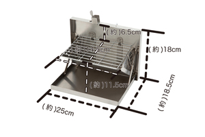 ★送料230円～★未使用★ホールアース/B5 ラップトップグリルWE2KDF01/コンパクト 軽量 バーベキューコンロ グリル 焚き火台 ソロキャンプ