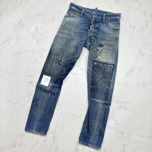 DSQUARED2 Sexy Twist Jean 44 2016ダメージ加工　セクシー ツイスト ジーンズ ストレッチ　ダメージ加工 2016