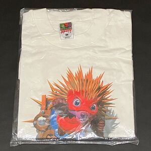 懸賞当選品 新品未開封 雑誌LOGIN ログイン ハリネズミ Tシャツ / アスキー パソコンゲーム雑誌 駄場寛 ダバカン Lサイズ