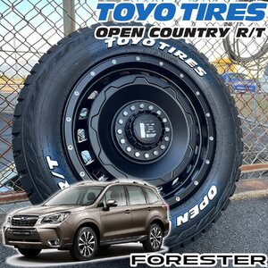 限定カラー！フォレスター SG/SH XV クロスロード SwaGGer トーヨー オープンカントリー RT 215/65R16 225/70R16 タイヤホイール 16インチ