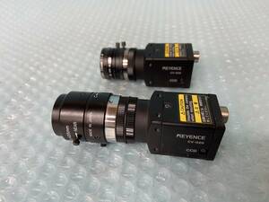 [KA1537] KEYENCE CV-020 CCDカメラ ２個セット動作保証
