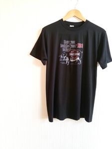 ★☆70s80s 激レア スペシャル VINTAGE USA製 HARLEY DAVIDSON ハーレーダビッドソン HOG 豚 Tシャツ ブタT オールド ビンテージ 黒 M ☆★