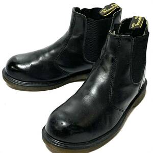 即決 ★ イギリス製 Dr.Martens ★ 29cm レザー サイドゴアブーツ ドクターマーチン メンズ UK10 黒 チェルシー 本革 パンクロック 本皮