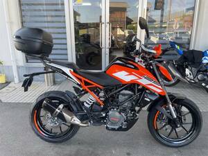 ＫＴＭ 125デューク☆ＡＢＳ☆タイヤ前後新品☆自賠責保険Ｒ７年6月まで付☆リアＢＯＸ付☆格安☆岡山発