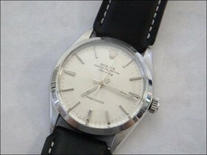 ROLEX ロレックス◆AirKing エアキング プレシジョン/5500◆オイスターパーペチュアル 自動巻 ジルバー文字盤 プラ風防 本体のみ