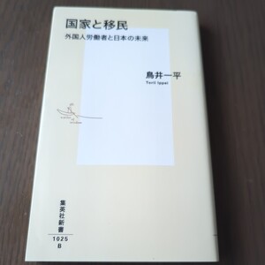 【送料込み】鳥井一平『国家と移民 外国人労働者と日本の未来』 集英社新書