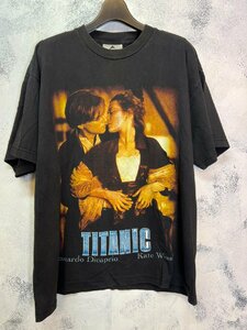 ☆TITANIC タイタニック×PIMPO☆　VINTAGE ビンテージ Tシャツ ディカプリオ 両面プリント