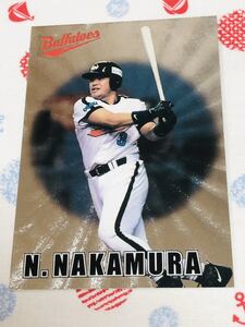 カルビー プロ野球チップスカード キラ 大阪近鉄バファローズ 中村紀洋