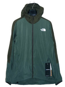 未使用 THE NORTH FACE ノースフェイス NP72184 エニータイムウィンドフーディ ジャケット パーカー S ニュートーブ×タイムグリーン